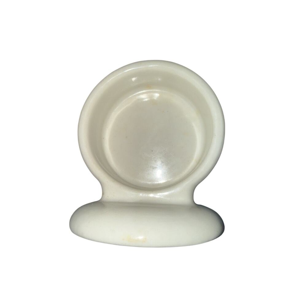 Vintage ceramic cup holder attaches to wall